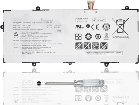 AA-PBTN6QB Laptop Battery Compatible with Samsung Notebook 9 NP900X5N NT900X5N NT900X5N-X78L NP900X5N-X01US NP900X5N-L01US NP900X5N-K03 NT900X5N-X78L 900X5N Series 3ICP5/40/88-2 11.5V 66Wh in Saudi Arabia