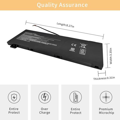 AP18E7M AP18E8M Laptop Battery Replacement for Acer Nitro 5 AN51751 AN51752 AN51554 Aspire 7 AN71551 A71574 A71574G ConceptD CN31571P CN51571 71P Predator Triton 300 PT31551 in Saudi Arabia