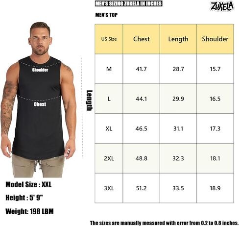 تيشيرت رجالي بدون أكمام للتمرين في صالة الألعاب الرياضية سريع الجفاف ملابس رياضية صيفية للشاطئ كاجوال بدون أكمام مقاس أساسي من M إلى 3XL in Kuwait