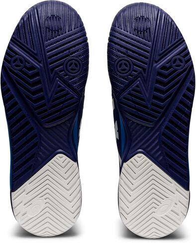 ASICS Men's GEL-RESOLUTION 8 2E Tennis Shoes, 12.5, DIVE BLUE/WHITE in Saudi Arabia