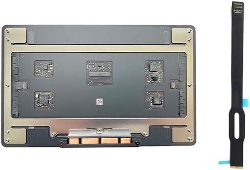 لوحة لمس جديدة مع كابل مرن بديل لجهاز MacBook Pro 16.2 بوصة Retina A2485 Trackpad 2021 Year (فضي) in Saudi Arabia