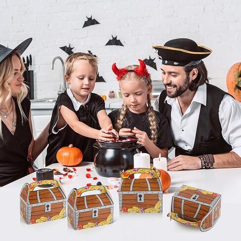 Adorox 24 عبوة من صناديق مكافآت الصدر الخاصة بالقراصنة هدايا لحفلات أعياد الميلاد in Kuwait