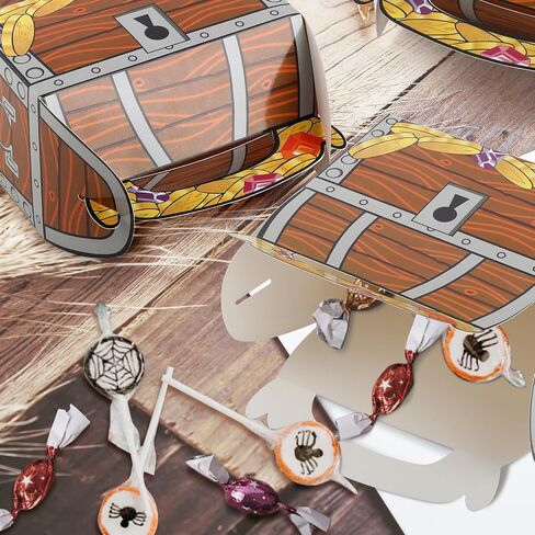 Adorox 24 عبوة من صناديق مكافآت الصدر الخاصة بالقراصنة هدايا لحفلات أعياد الميلاد in Kuwait