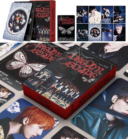 مجموعة بطاقات صور مكونة من 55 قطعة لألبوم Nct-Dream الخامس الجديد المصغر DREAM SCAPE Lomo Card Photocards هدية للبضائع للفتيات والفتيان مجموعة ديكورات in Saudi Arabia