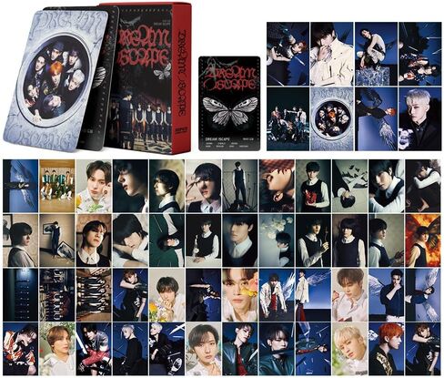 مجموعة بطاقات صور مكونة من 55 قطعة لألبوم Nct-Dream الخامس الجديد المصغر DREAM SCAPE Lomo Card Photocards هدية للبضائع للفتيات والفتيان مجموعة ديكورات in Saudi Arabia