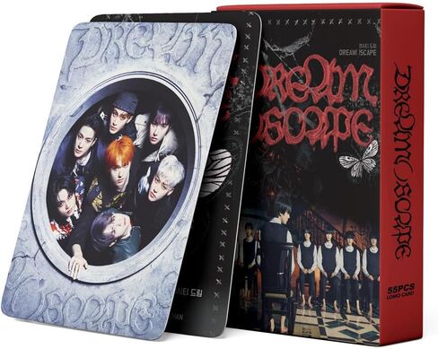 مجموعة بطاقات صور مكونة من 55 قطعة لألبوم Nct-Dream الخامس الجديد المصغر DREAM SCAPE Lomo Card Photocards هدية للبضائع للفتيات والفتيان مجموعة ديكورات in Saudi Arabia