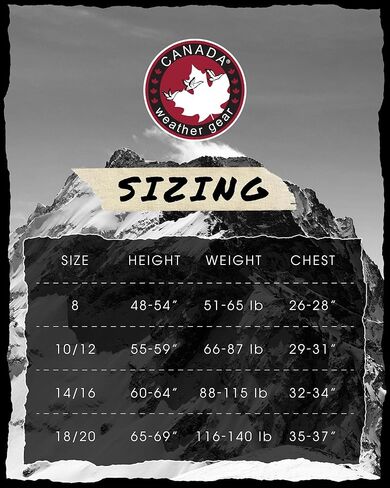 CANADA WEATHER GEAR Boys Winter Coat - Insulated Heavyweight Ski Jacket, Fur Trim Hood - Outerwear Windbreaker Parka (8-20) in Saudi Arabia
