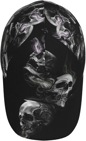 Cool Skull Snapback Cap Skull Baseball Hats Cool Sun Hat Adjustable Men Cap Cool Hats for Women Men in Saudi Arabia