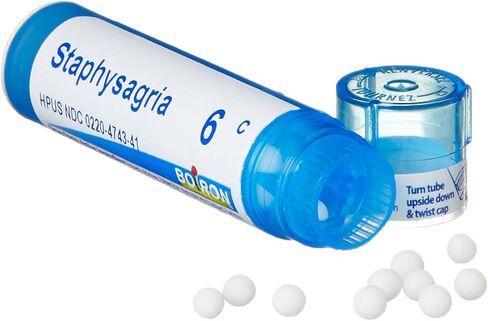 Boiron Staphysagria 6C (عبوة من 5)، دواء المعالجة المثلية للجروح الجراحية in Saudi Arabia
