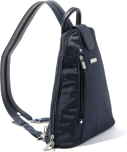 Baggallini Metro Backpack with RFID Wristlet, Midnight Blossom in Saudi Arabia