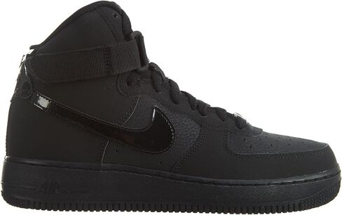 حذاء كرة السلة Nike Air Force 1 للأولاد (GS) أسود/أسود/أسود 5.5 سنة in Saudi Arabia