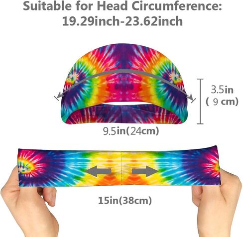 عصابة رأس رياضية للرجال والنساء للجنسين، عصابة رأس للجري، والتمارين الرياضية، وصالة الألعاب الرياضية، وركوب الدراجات، والتنس، واليوجا in Kuwait