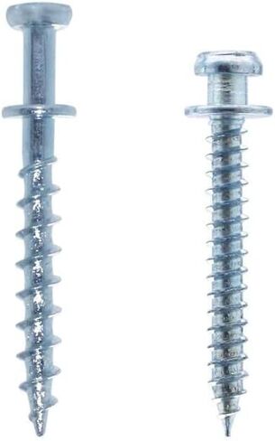 Bear Claw Screw, 40 Pack Double Headed Bear Claw Screw, Picture Hangers Multi Purpose Screw Hook for D-Rings, Wire, Sawtooths & Keyholes (40, Silver) in Saudi Arabia