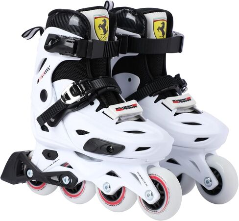 Ferrari Adjustable Inline Skates, Fun Roller Blades for Kids, Beginner Roller Skates for Girls, Men and Ladies in Saudi Arabia