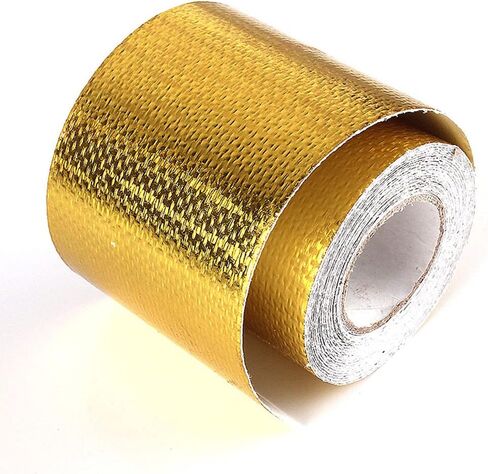 Hose and Auto Use (2 Inch x 32.8 ft)Silver Heat Shield Tape Cool Tapes Aluminum Foil Heat Reflective Adhesive Heat Shield Thermal Barrier Foil Tape Self-Adhesive Heat Resistant Tape Duct Tape in Saudi Arabia