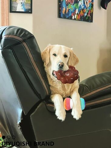 Puppy Toys Squeaky Goat Plush Toy Perfect for Small Dogs Teething Toys Not Suitable for Aggressive Chewers, a Variety of Dog Toy Sets in Saudi Arabia