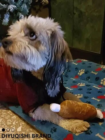 Puppy Toys Squeaky Goat Plush Toy Perfect for Small Dogs Teething Toys Not Suitable for Aggressive Chewers, a Variety of Dog Toy Sets in Saudi Arabia