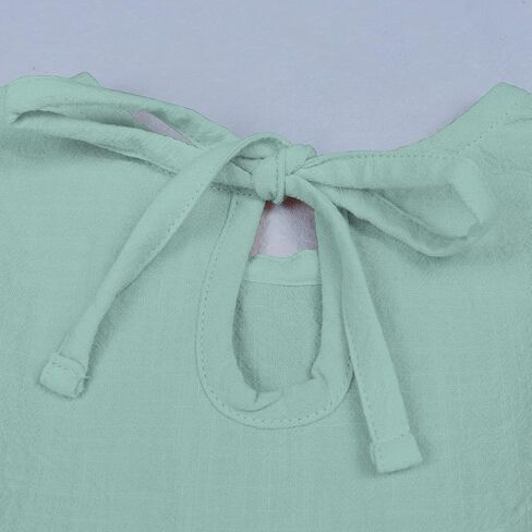 AGQT Toddler Girl Cotton Linen Dress Ruffle Fall Kids Casual Dresses Size 1-6T in Saudi Arabia