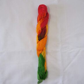 Sashiko Thread Variegated Color (#204 Green-White Colors)