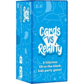 Cards Vs Reality Party Card Game for Kids & Families Hilarious Fill-in-The-Blank Activity for Family Game Night Super Fun and Appropriate Card Games for Kids 6 and Up Great Gift Giving