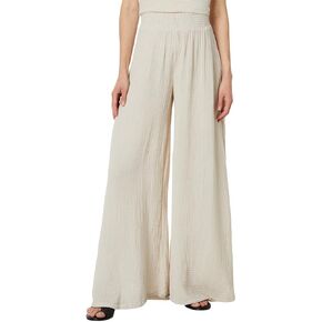Michael Stars Women's Simba Extra Wide Smocked Waist Pant