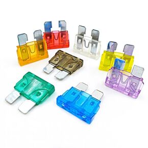 5 Pack 2A Standard Regular Fuse, 2 AMP ATC/ATO/APR Blade Fuses,for Car Truck Boat Marine RV (2A)