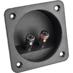 NVX NBTERM2 Square Push Style Outer Design Terminal Cups with Chrome-Plated Contacts
