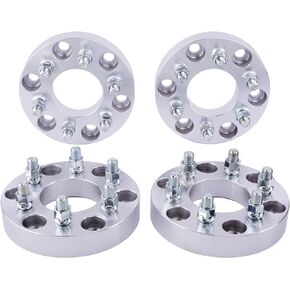 محولات عجلات DCVAMOUS 4PC 6x5.5 إلى 6x4.5 1 بوصة مع مسامير 14x1.5 متوافقة مع Chevy GMC 6 Lug 6x139.7 إلى 6x114.3 لـ 1999-2022 Silverado Sierra 1500 | 1988-2022 سوبربان يوكون | 2019-2022 RAM1500