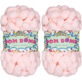 JubileeYarn Pom Bomb Yarn - Super Bulky Polyester - Bombay Nights - 2 Skeins