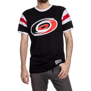 Calhoun NHL Surf & Skate Mens Shoulder Stripe Varsity Inset Sleeve Retro Style T-Shirt – The Coastal Collection