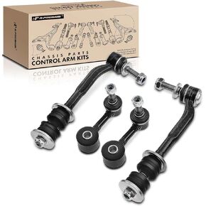 A-Premium Set of 4, Front & Rear Sway Bar Links Kit Stabilizer Bar Links Compatible with Dodge Durango 2004-2009, Aspen 2007-2009
