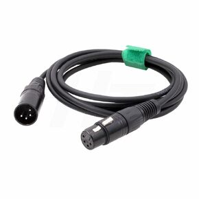4 Pin XLR Male to Female XLR 4 Pin Mic Recorder Mixer Headphone Amplifier Balanced Audio Cable (4 Meter)