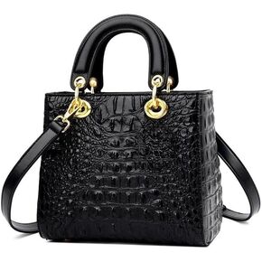 Women Satchel Handbags Top-Handle Bags fuax Leather Embossed Crocodile pattern shoulder bag in Saudi Arabia