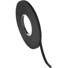 Chartpak Graphic Art Tape, 1/8 W x 648 L Inches, Black Crepe, 1 Roll (BGCP1251)