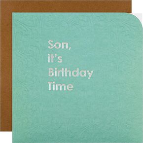 Hallmark Birthday Card for Son - Classic Illustrated Design