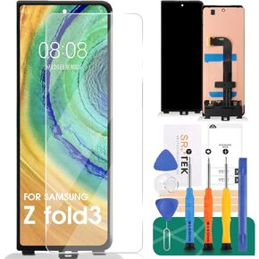 Original for Samsung Z fold3 5G Screen Replacement for Samsung Galaxy Fold3 5G LCD Digitizer Repair Kits for Samsung SM-F926B Touch Screen Display Assembly Replacement Black (Small Size)