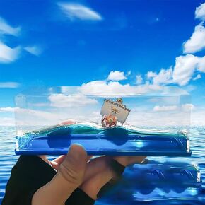 Unsinkable Ship, Unsinkable Boat in A Box, Boat in A Bottle, Indoor Temperature Ornaments, A Variety of Styles, Optional USB Light-Emitting Models (Melly)