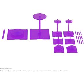 Star Trek Attack Wing: Dominion (Purple) Faction Base/pegs Set