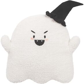 arelux لطيف شبح أفخم وسادة، لينة الأبيض القلب شبح الحيوانات المحشوة Plushies kawaii دمية لعبة مضحك غرفة ديكور الهدايا للفتيات الفتيان عيد ميلاد عيد الهالوين عيد الميلاد 18in