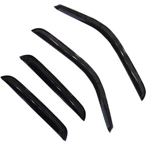 Window Visors Rain Guards Deflectors - 4-Pack Side Window Deflector Vent Shade for Car Windows Tape-On Outside Mount Acrylic Sun Rain Guard Replacement for Silverado Sierra Extended Cab 1999-2006