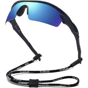 Bevi Sports Polarized Sports Sunglasses for Men Women Running Cycling Fishing Golf Baseball Driving Sun Glasses TR90 UV400