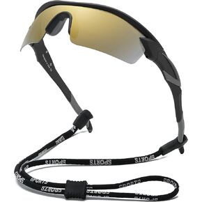 Bevi Sports Polarized Sports Sunglasses for Men Women Running Cycling Fishing Golf Baseball Driving Sun Glasses TR90 UV400