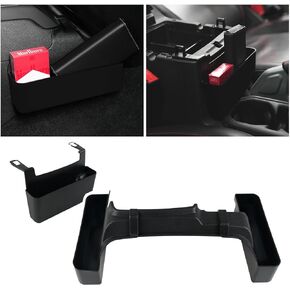 Center Console Shifter Storage Box for Jeep Wrangler JL JLU 2018-2022 & Gladiator JT 2020+ 2/4 Door, Center Armrest Box Interior Accessories Organizer Gear Storage Box, Black, 3PCS Set