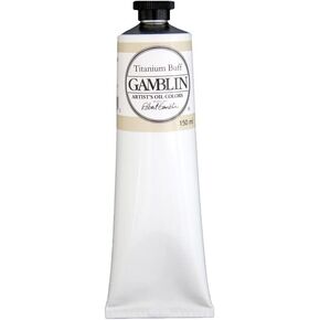 Gamblin Artist Oil, 150ml Tube, Titanium Buff (2815)