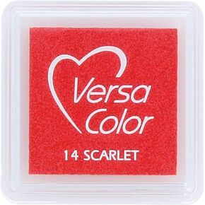 Tsukineko Small-Size VersaColor Ultimate Pigment Inkpad, Scarlet