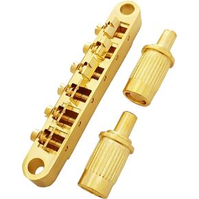 جسر الجيتار الكهربائي Tune-O-Matic لأجزاء الجيتار طراز SG Les Paul LP من الكروم.
