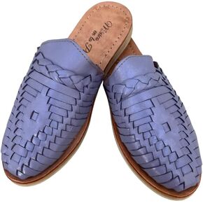 Leather Slide Sandals for Woman Handmade.