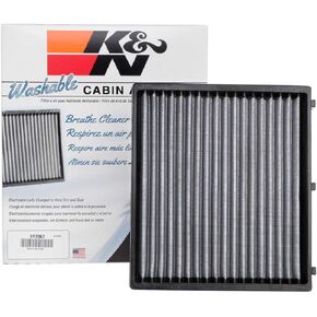 K&N Cabin Air Filter: Premium, Washable, Clean Airflow to your Cabin Air Filter Replacement: Fits Select 2018-2010 HYUNDAI/KIA Vehicle Models, VF2062