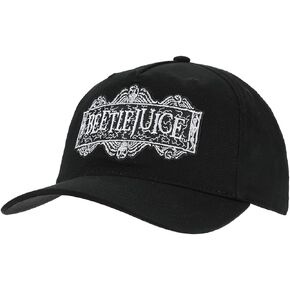 Bioworld Beetlejuice Movie Logo Black Snapback Hat