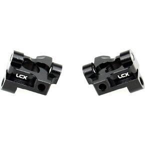 Racing RC Car CNC Machined Aluminum Front Caster Block 0 Degree L/R for LOSI 1/16 Mini-B Buggy 1/18 Mini-T 2.0 Stadium Truck, Upgrades Parts Accessories